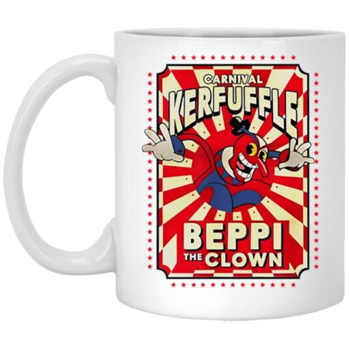 Cuphead Carnival Kerfuffle Beppi The Clown Vintage Poster Mug.jpg