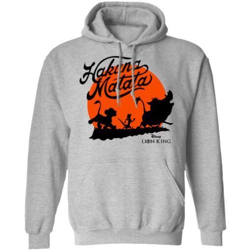 Disney Lion King Hakuna Matata Trio Orange Sunset Hoodie 1.jpg