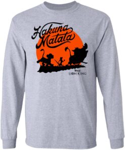 Disney Lion King Hakuna Matata Trio Orange Sunset Long Sleeve 1.jpg