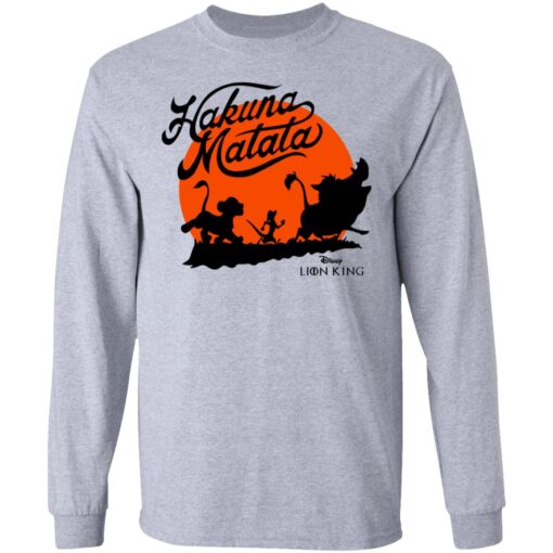 Disney Lion King Hakuna Matata Trio Orange Sunset Long Sleeve 1.jpg