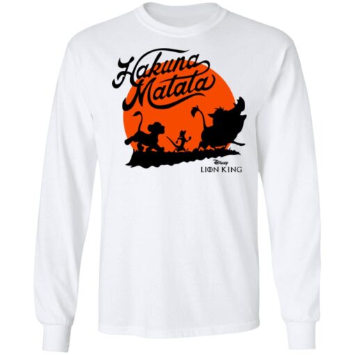 Disney Lion King Hakuna Matata Trio Orange Sunset Long Sleeve 2.jpg