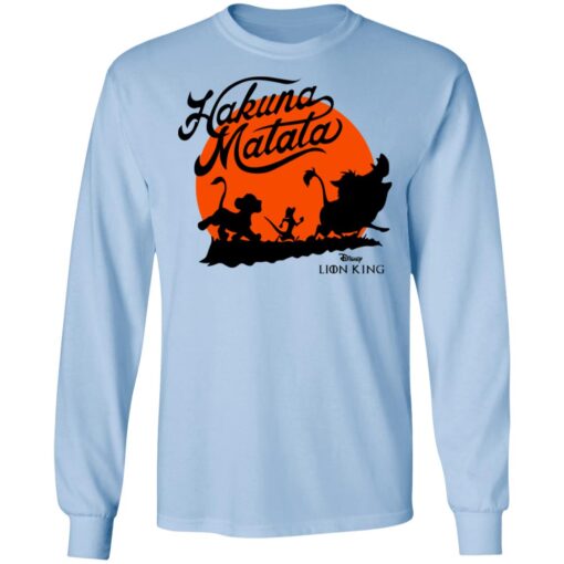 Disney Lion King Hakuna Matata Trio Orange Sunset Long Sleeve 3.jpg