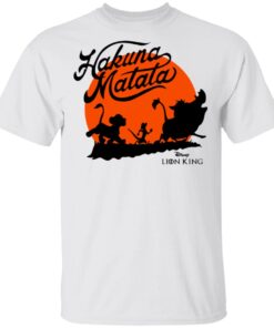 Disney Lion King Hakuna Matata Trio Orange Sunset T Shirt 2.jpg