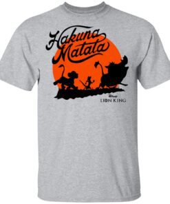 Disney Lion King Hakuna Matata Trio Orange Sunset T Shirt 3.jpg