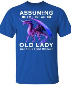 Dragon Assuming I Am Just An Old Lady Was Your First Mistake T Shirt 4.jpg