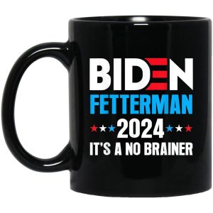 Funny Biden Fetterman 2024 It A No Brainer Political Mug.jpg