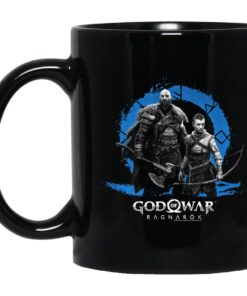 God Of War Ragnarok Icon With Kratos And Atreus Mug.jpg