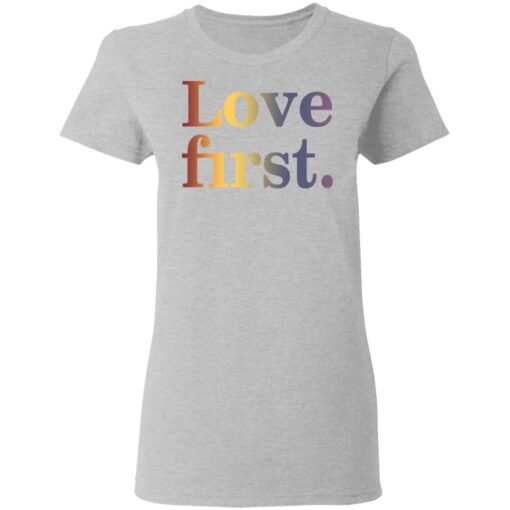 Hoda Kotb Love First Women T Shirt 3.jpg