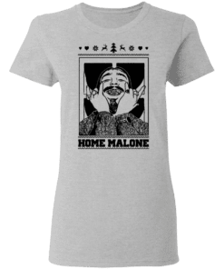 Home Malone Women T Shirt Sport Grey.png