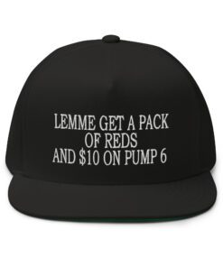 Let Me Get A Pack Of Reds Flat Bill Cap Black Front 6461ab11cd3b1.jpg