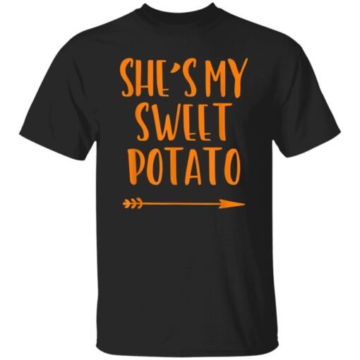 Matching Couple She My Sweet Potato Thanksgiving I Yam Shirt.jpg