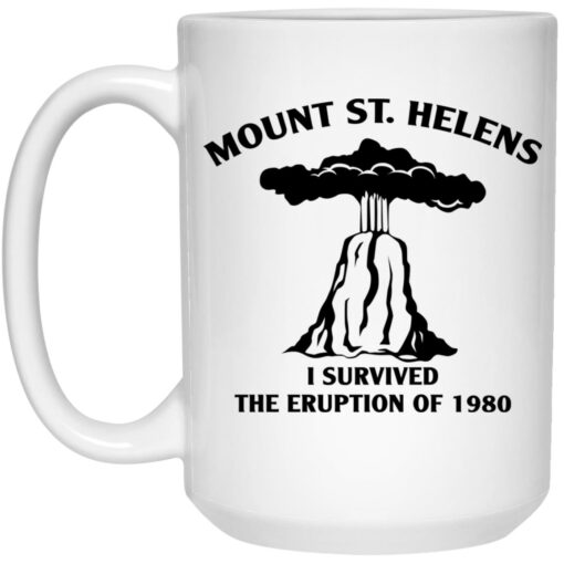 Mount St Helens I Survived The Eruption Of 1980 Mug.jpg