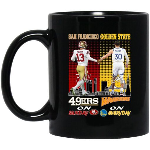 San Francisco 46ers On Sunday And Golden State Warriors On Everyday Mug.jpg