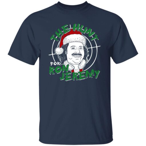 The Hunt For Ron Jeremy T Shirt Navy.jpg