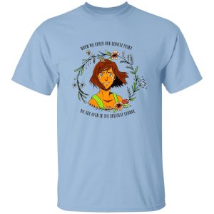 the legend of korra floral quote when we reach our lowest point we are open to the greatest change shirt