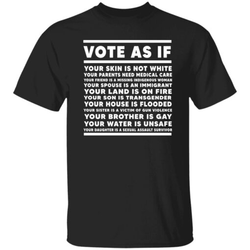 Vote As If Your Skin Is Not White Shirt.jpg