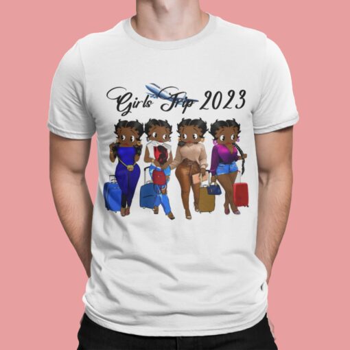 Black Betty Boop Girls Trip 2023 Ladies Shirt.jpg