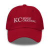 Kc Sines Original Classic Dad Hat Cranberry Front 644c923c52e8a.jpg