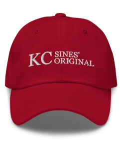 Kc Sines Original Classic Dad Hat Cranberry Front 644c923c52e8a.jpg