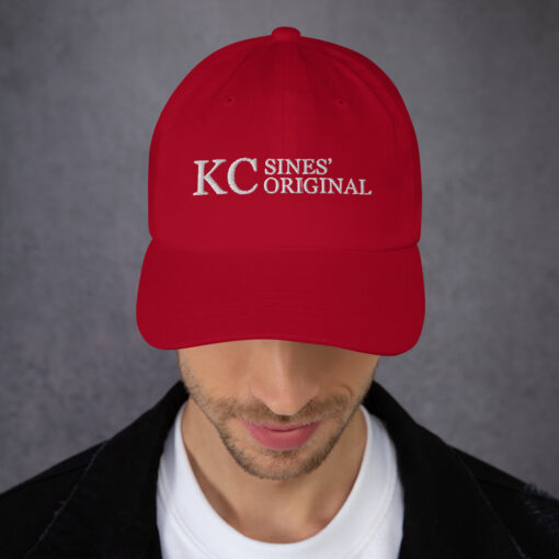 Kc Sines Original Classic Dad Hat Cranberry Front 644c923c52f5e.jpg