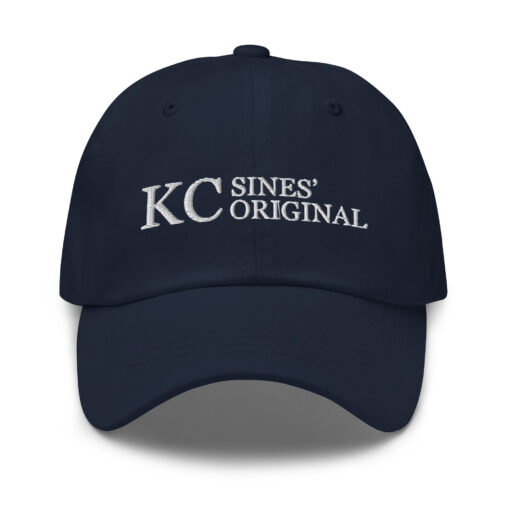 Kc Sines Original Classic Dad Hat Navy Front 644c923c52ccd.jpg