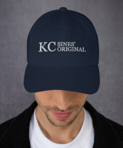 Kc Sines Original Classic Dad Hat Navy Front 644c923c52d83.jpg