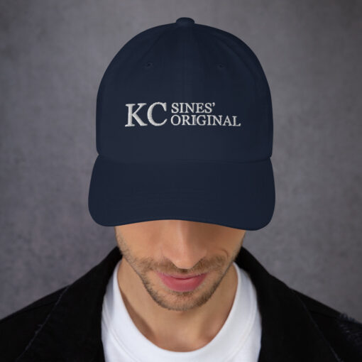 Kc Sines Original Classic Dad Hat Navy Front 644c923c52d83.jpg