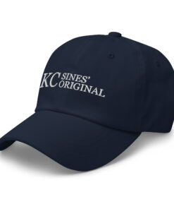 Kc Sines Original Classic Dad Hat Navy Left Front 644c923c52e03.jpg