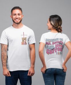 Back And Front View Tee Mockup Featuring A Man And A Woman In A Studio 22346.jpg