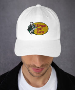 Drum And Bass Classic Dad Hat White Front 6422d18556106.jpg