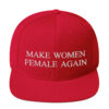 Make Women Female Again Classic Snapback Red Front 6457d93dd3283.jpg