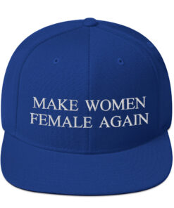 Make Women Female Again Classic Snapback Royal Blue Front 6457d93dd2ed8.jpg