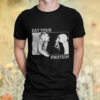 Mockup Of A Man Wearing A Customizable T Shirt Against A Plain Color Backdrop 1422 El 1 3.png