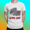 Mockup Of A Man Wearing A Customizable T Shirt Against A Plain Color Backdrop 1422 El.png