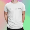 Mockup Of A Man Wearing A Customizable T Shirt Against A Plain Color Backdrop 1422 El 5.webp