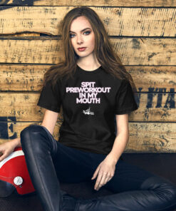 Spit Pre Workout In My Mouth Shirt Unisex Staple T Shirt Black Heather Front 63c6b28bcdbc1.jpg