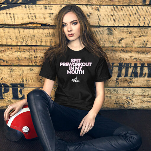 Spit Pre Workout In My Mouth Shirt Unisex Staple T Shirt Black Heather Front 63c6b28bcdbc1.jpg