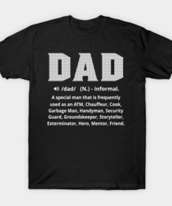 Dad Definition Fathers Day Funny Hilarious Humor T Shirt.png