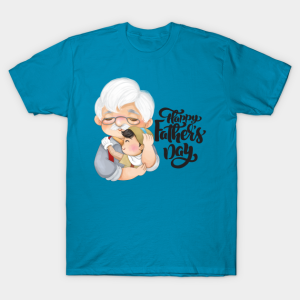 Pinocchio Happy Fathers Day T Shirt.png