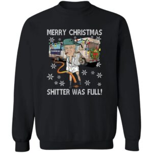 Trump Merry Christmas Shitter Was Full Sweatshirt