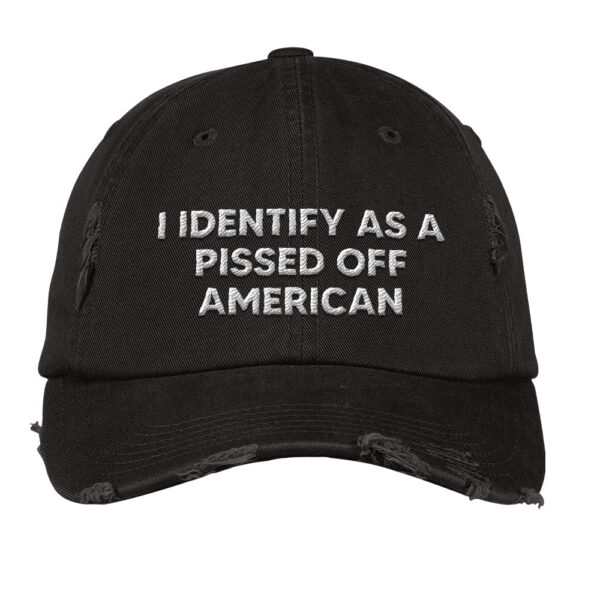 Buck lele I Identify As A Pissed Off American Hat Cap 3