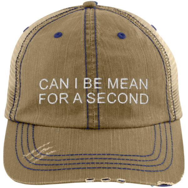 Can I be mean for a second trucker hat 1