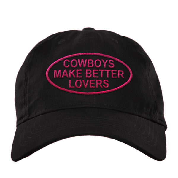 Cap Mockup.jpgBuck lele COWBOYS MAKE BETTER LOVERS cap 1