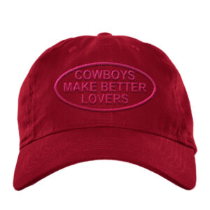 Cap Mockup.jpgBuck lele COWBOYS MAKE BETTER LOVERS cap 2