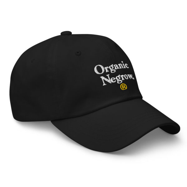 organic negrow classic dad hat black right front 642585455f6de