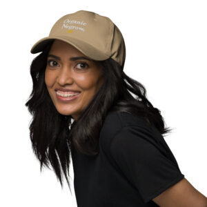 organic negrow classic dad hat khaki front 642585455fa2b