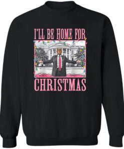 Santa Trump I'll Be Home For Christmas Shirt, Sweatshirt 11 redirect11072024041156 2