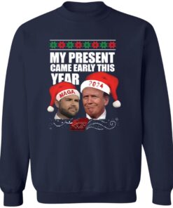 Trump Vance My Present Came Early This Year 2024 Christmas Shirt 12 redirect11202024021136 5