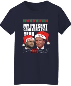 Trump Vance My Present Came Early This Year 2024 Christmas Shirt 15 redirect11202024021137 1