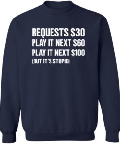 Requests $30 Play It Next $60 Play It Next $100 But It's Stupid Shirt 12 redirect11202024041151 1